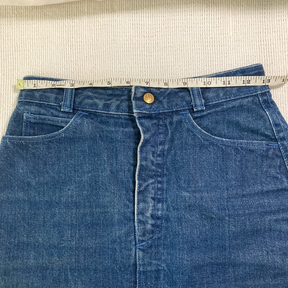 Emilio Pucci Denim Midi Skirt - Vintage - Picture 6 of 6